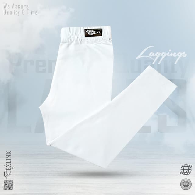 White Comfortable Leggings for Women and girls for every season.